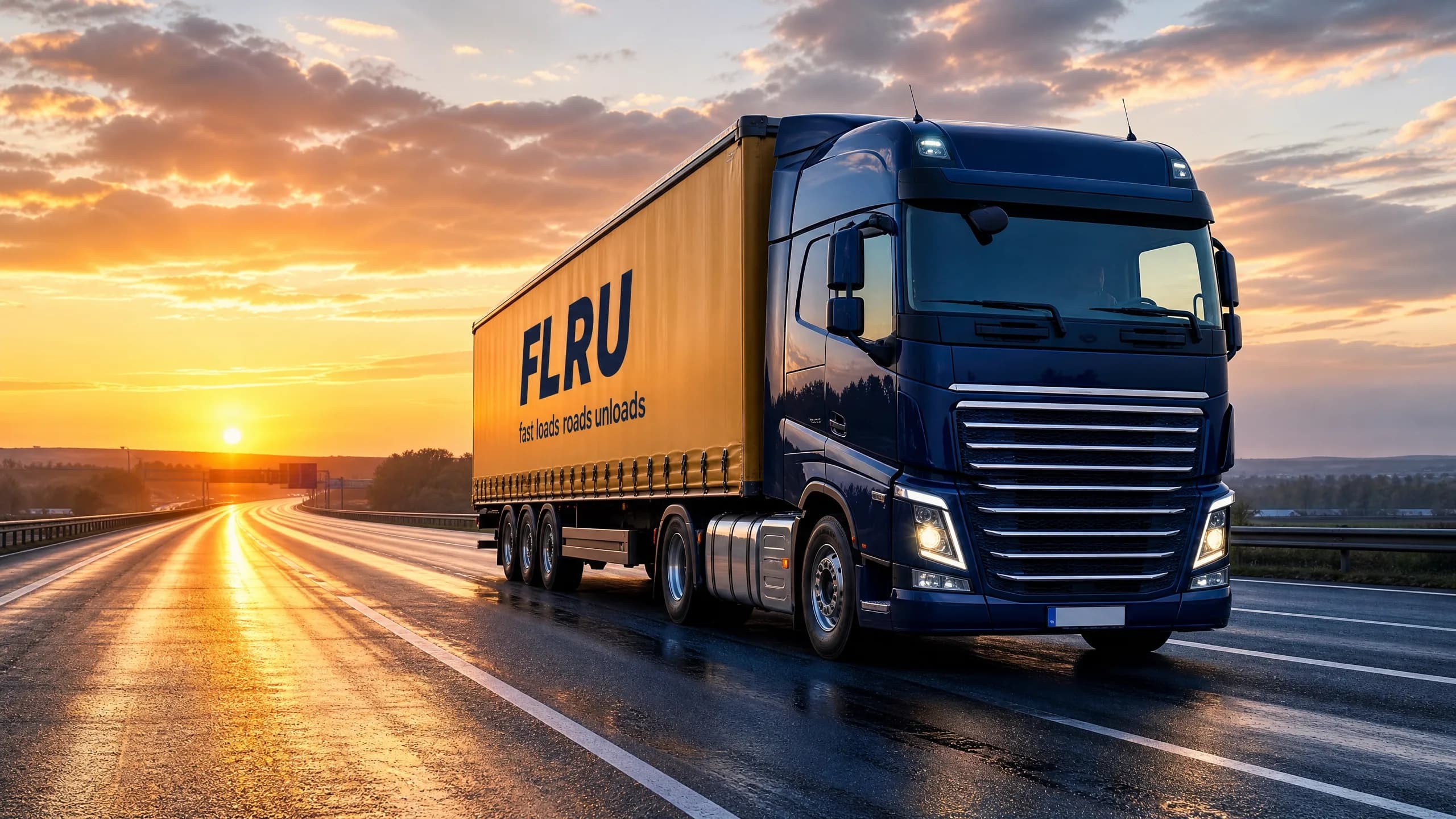 Camion FLRU sur la route